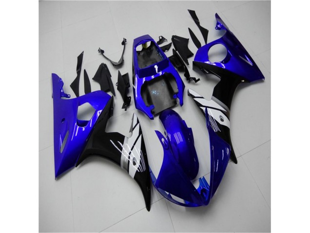 Carenagem Yamaha R6 2003-2005 - Azul Branco Preto Carenagem Yamaha R6 2003-2005 - Azul Branco Preto