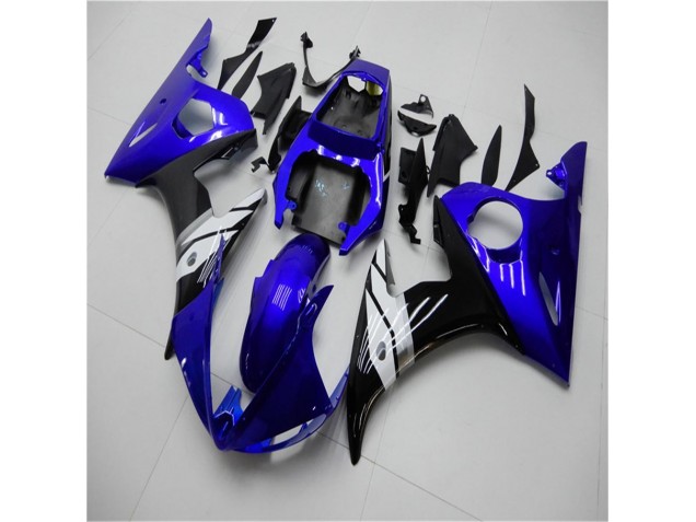 Carenagem Yamaha R6 2003-2005 - Azul Branco Preto Carenagem Yamaha R6 2003-2005 - Azul Branco Preto