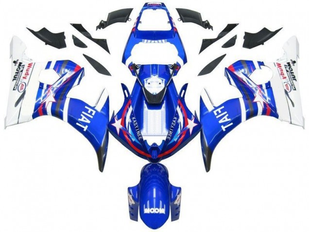 Carenagem Yamaha R6 2003-2005 - Azul Estrela Fiat Carenagem Yamaha R6 2003-2005 - Azul Estrela Fiat