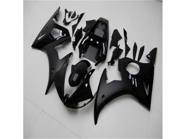 Carenagem Yamaha R6 2003-2005 - Brilhante Preto Fosco Carenagem Yamaha R6 2003-2005 - Brilhante Preto Fosco
