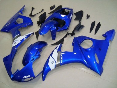 Carenagem Yamaha R6 2003-2005 - Estilo OEM Azul