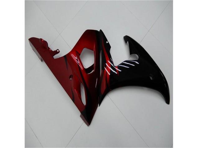 Carenagem Yamaha R6 2003-2005 - Preto Vermelho Carenagem Yamaha R6 2003-2005 - Preto Vermelho