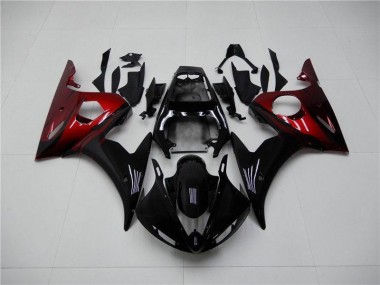 Carenagem Yamaha R6 2003-2005 - Preto Vermelho