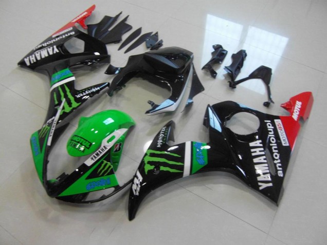 Carenagem Yamaha R6 2003-2005 - Verde Monster Carenagem Yamaha R6 2003-2005 - Verde Monster