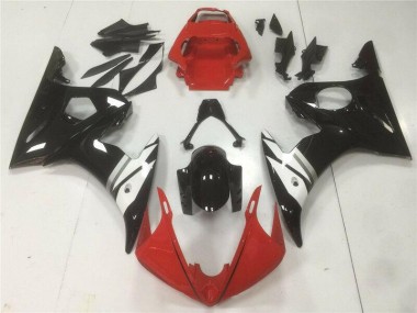 Carenagem Yamaha R6 2003-2005 - Vermelho Preto Branco