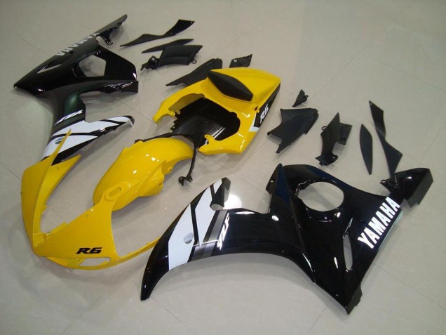 Carenagem Yamaha R6 2006-2007 - Amarelo Preto Carenagem Yamaha R6 2006-2007 - Amarelo Preto