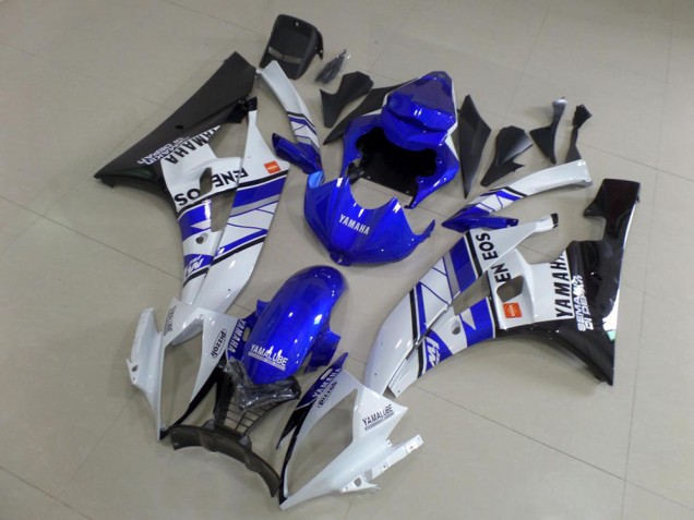 Carenagem Yamaha R6 2006-2007 - Azul Azul Branco ENEOS Carenagem Yamaha R6 2006-2007 - Azul Azul Branco ENEOS