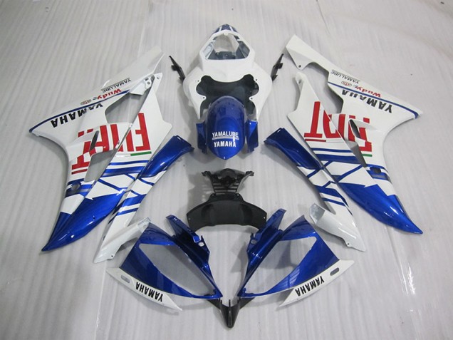 Carenagem Yamaha R6 2006-2007 - Azul Branco Fiat Carenagem Yamaha R6 2006-2007 - Azul Branco Fiat