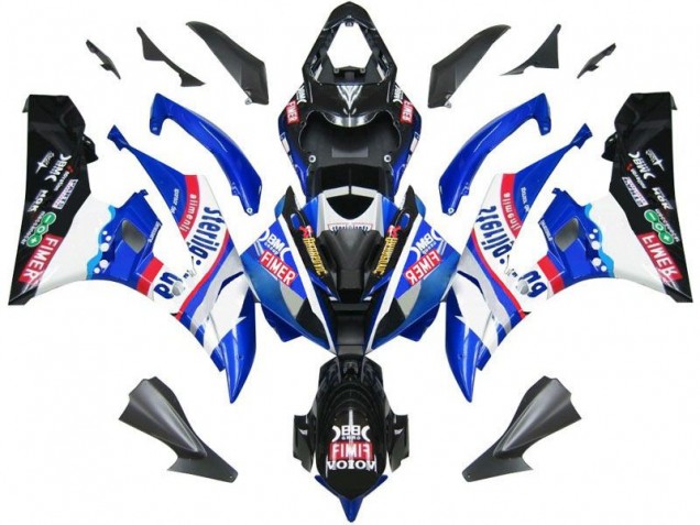 Carenagem Yamaha R6 2006-2007 - Azul Preto Sterilgard Carenagem Yamaha R6 2006-2007 - Azul Preto Sterilgard