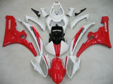 Carenagem Yamaha R6 2006-2007 - Branco Vermelho Michelin
