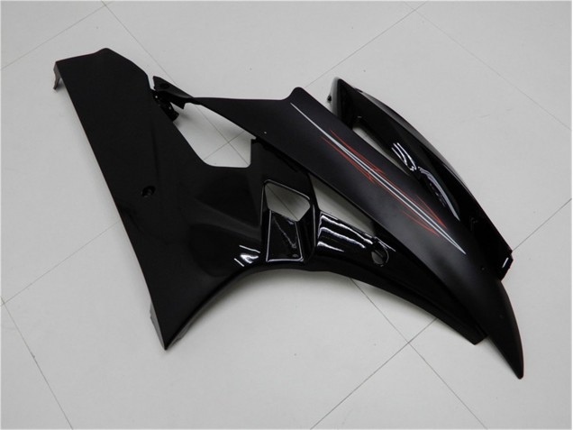 Carenagem Yamaha R6 2006-2007 - Brilhante Preto Fosco Carenagem Yamaha R6 2006-2007 - Brilhante Preto Fosco