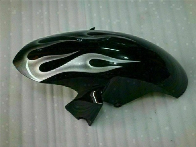 Carenagem Yamaha R6 2006-2007 - Prata Chama Preto Carenagem Yamaha R6 2006-2007 - Prata Chama Preto