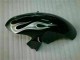 Carenagem Yamaha R6 2006-2007 - Prata Chama Preto Carenagem Yamaha R6 2006-2007 - Prata Chama Preto