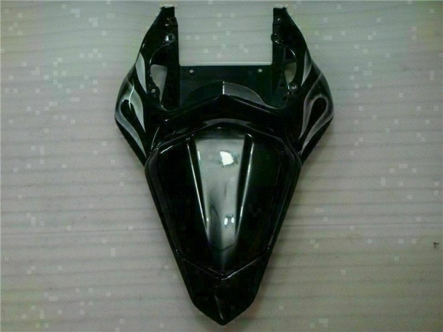 Carenagem Yamaha R6 2006-2007 - Prata Chama Preto Carenagem Yamaha R6 2006-2007 - Prata Chama Preto