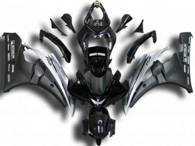 Carenagem Yamaha R6 2006-2007 - Preto Branco Carenagem Yamaha R6 2006-2007 - Preto Branco