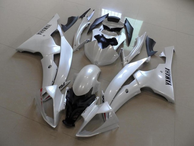 Carenagem Yamaha R6 2008-2016 - Branco Pérola Estilo OEM Carenagem Yamaha R6 2008-2016 - Branco Pérola Estilo OEM
