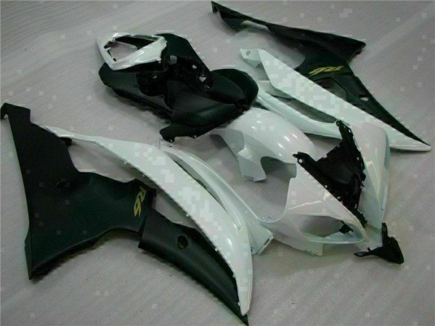 Carenagem Yamaha R6 2008-2016 - Branco Preto Carenagem Yamaha R6 2008-2016 - Branco Preto