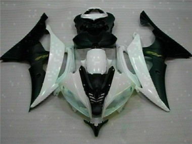 Carenagem Yamaha R6 2008-2016 - Branco Preto