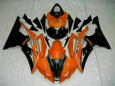 Carenagem Yamaha R6 2008-2016 - Laranja Preto