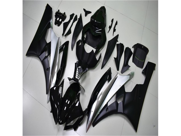 Carenagem Yamaha R6 2008-2016 - Prata Preto Carenagem Yamaha R6 2008-2016 - Prata Preto