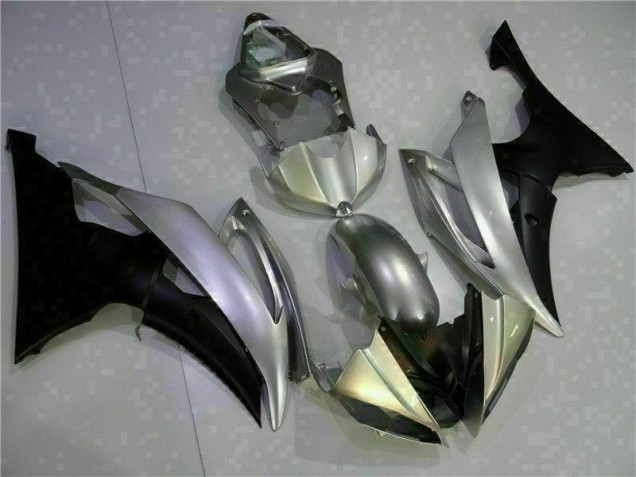 Carenagem Yamaha R6 2008-2016 - Prata Preto Carenagem Yamaha R6 2008-2016 - Prata Preto