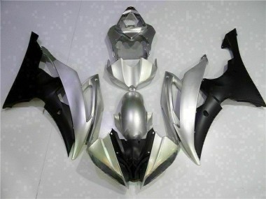 Carenagem Yamaha R6 2008-2016 - Prata Preto