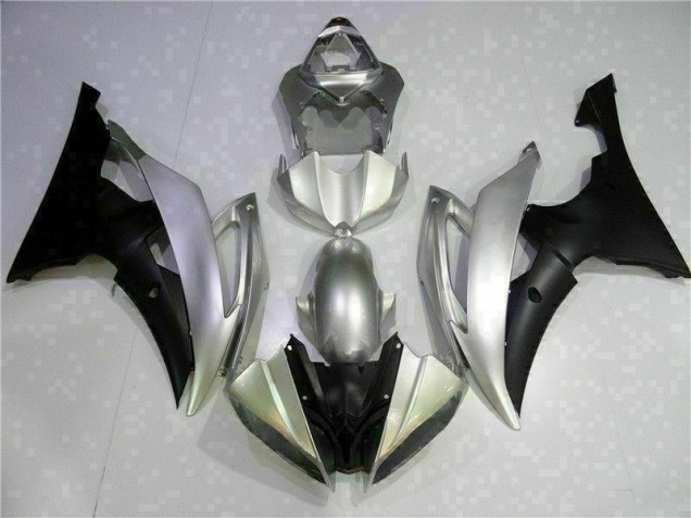 Carenagem Yamaha R6 2008-2016 - Prata Preto Carenagem Yamaha R6 2008-2016 - Prata Preto
