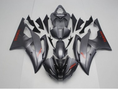 Carenagem Yamaha R6 2008-2016 - Preto Fosco Cinzento