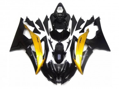 Carenagem Yamaha R6 2008-2016 - Preto Ouro
