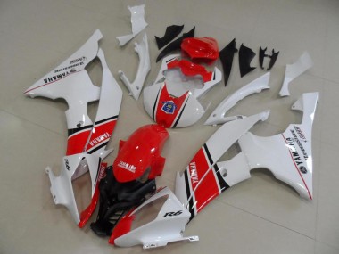 Carenagem Yamaha R6 2008-2016 - Vermelho Branco Estilo OEM
