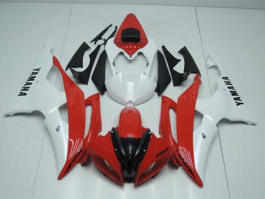 Carenagem Yamaha R6 2008-2016 - Vermelho & Branco Pérola