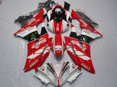 Carenagem Yamaha R6 2008-2016 - Vermelho Branco Rocol