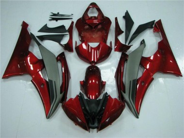Carenagem Yamaha R6 2008-2016 - Vermelho Cinzento