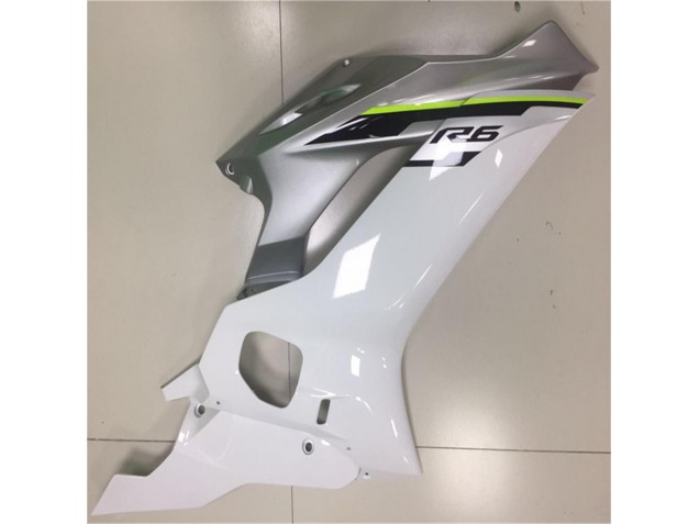 Carenagem Yamaha R6 2017-2023 - Branco Prata Carenagem Yamaha R6 2017-2023 - Branco Prata