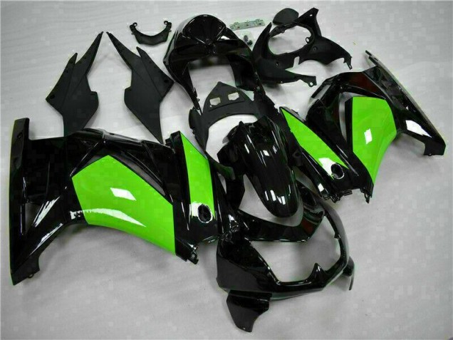 Carroçaria Kawasaki EX250 2008-2012 - Preto Verde Carroçaria Kawasaki EX250 2008-2012 - Preto Verde