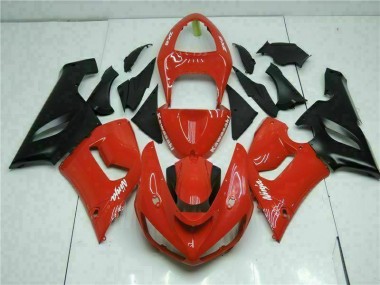 Carroçaria Kawasaki ZX6R 2005-2006 - Vermelho