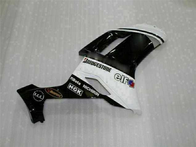 Carroçaria Kawasaki ZX6R 2007-2008 - Preto Branco