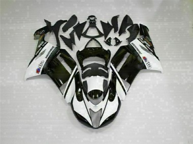 Carroçaria Kawasaki ZX6R 2007-2008 - Preto Branco