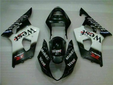 Carroçaria Suzuki GSXR 1000 K3 2003-2004 - Branco Preto