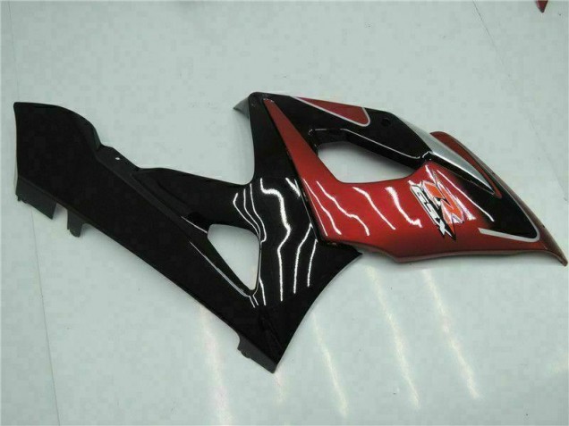 Carroçaria Suzuki GSXR 1000 K5 2005-2006 - Vermelho Preto Carroçaria Suzuki GSXR 1000 K5 2005-2006 - Vermelho Preto