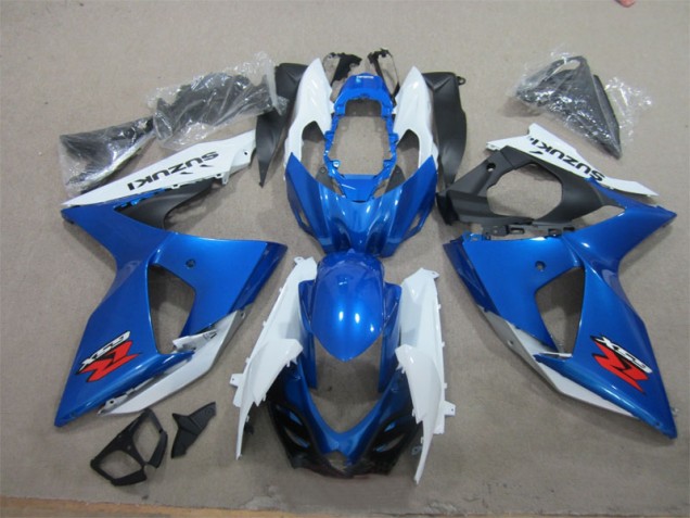 Carroçaria Suzuki GSXR 1000 K9 2009-2016 - Azul Branco Carroçaria Suzuki GSXR 1000 K9 2009-2016 - Azul Branco