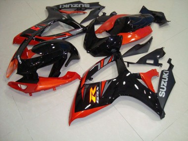 Carroçaria Suzuki GSXR 750 K6 2006-2007 - Preto Vermelho