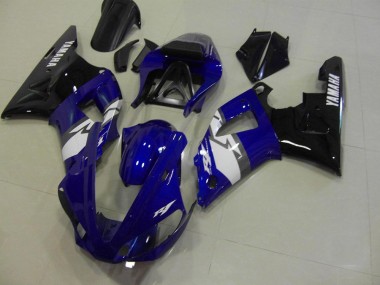 Carroçaria Yamaha R1 2000-2001 - Azul Preto Branco