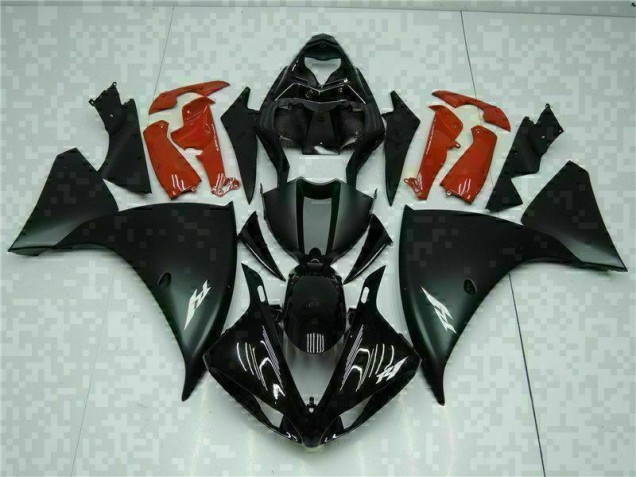 Carroçaria Yamaha R1 2009-2011 - Preto Vermelho Carroçaria Yamaha R1 2009-2011 - Preto Vermelho