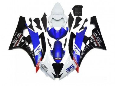 Carroçaria Yamaha R6 2006-2007 - Azul Branco