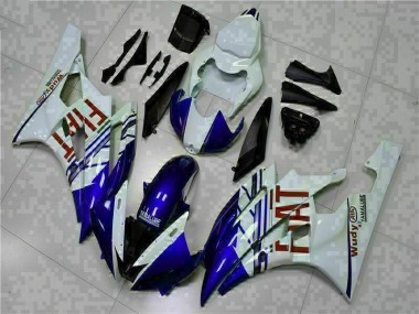 Carroçaria Yamaha R6 2006-2007 - Branco Azul
