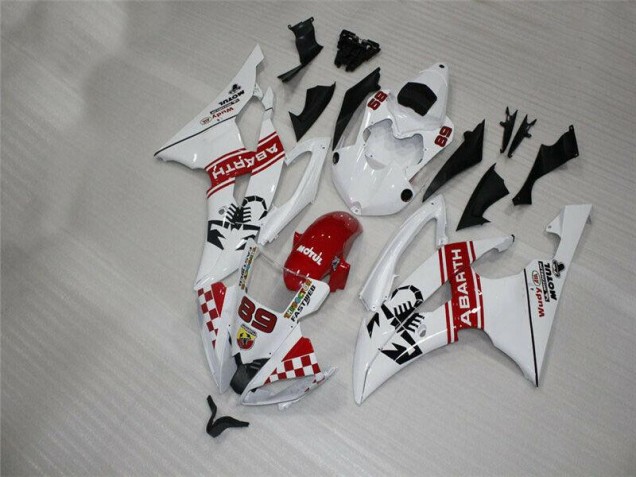 Carroçaria Yamaha R6 2008-2016 - Branco Carroçaria Yamaha R6 2008-2016 - Branco