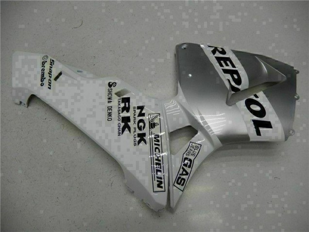 Injeção Kit Carenagem Honda CBR 600RR 2003-2004 - Branco Repsol Injeção Kit Carenagem Honda CBR 600RR 2003-2004 - Branco Repsol