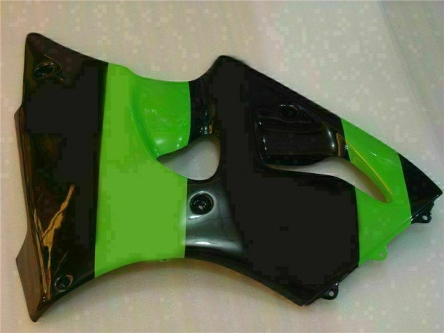 Injeção Kit Carenagem Kawasaki ZX6R 2000-2002 - Verde Preto Injeção Kit Carenagem Kawasaki ZX6R 2000-2002 - Verde Preto