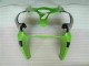 Injeção Kit Carenagem Kawasaki ZX6R 2000-2002 - Verde Preto Injeção Kit Carenagem Kawasaki ZX6R 2000-2002 - Verde Preto